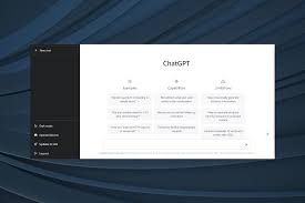 A computer screen with a ChatGPT logo and a free version of the software
